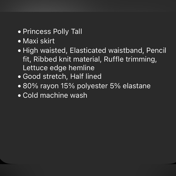 White maxi skirt - Picture 5 of 5